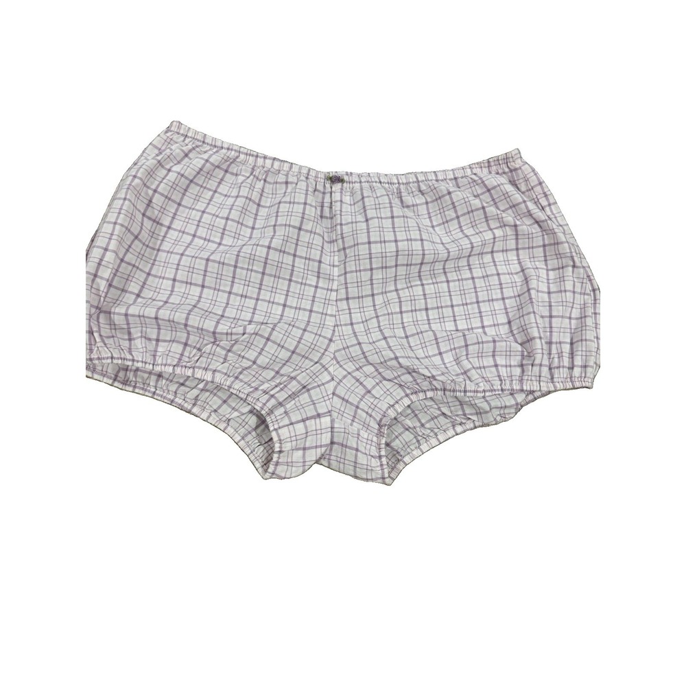 Wild Fable Purple Plaid Bloomer Sleep Shorts Size M Pajama Lounge Target